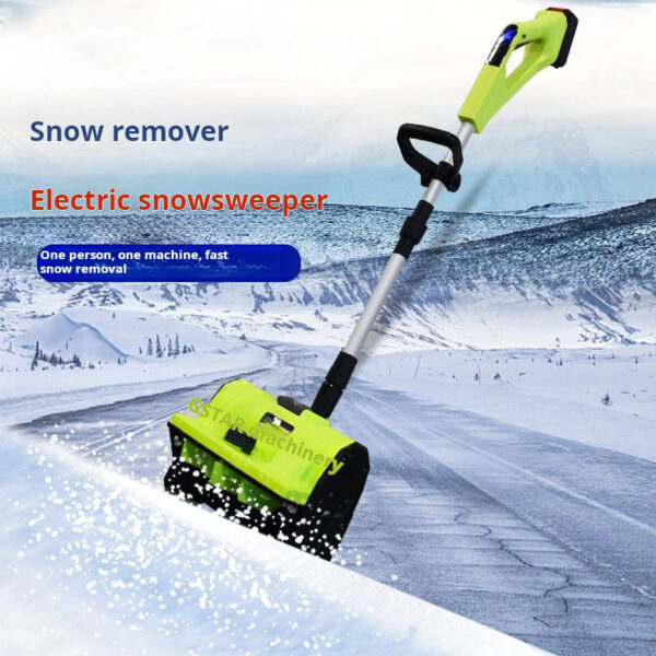 Lithium electric snowplow