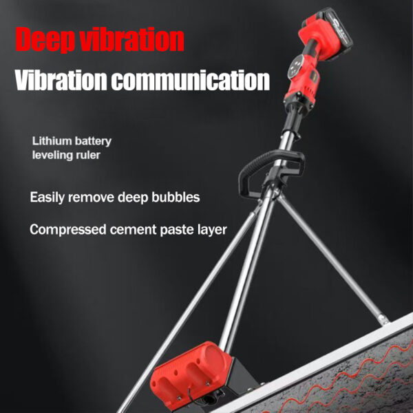 Lithium vibratory flat ruler