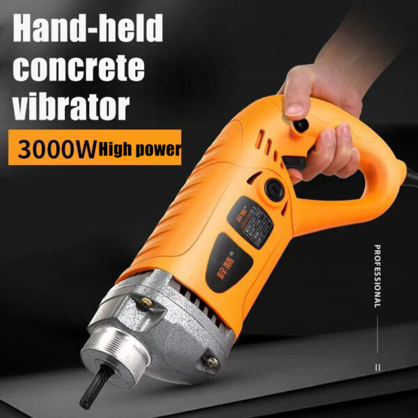 Portable concrete vibrator