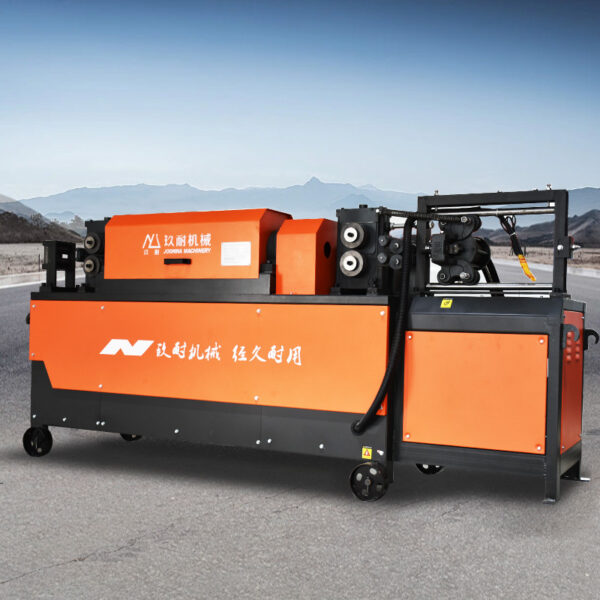 CNC steel bar straightening and cutting machine