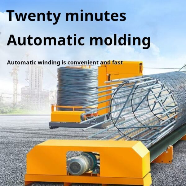 Steel cage winding machine
