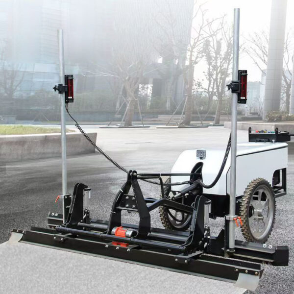 Laser levelling machine