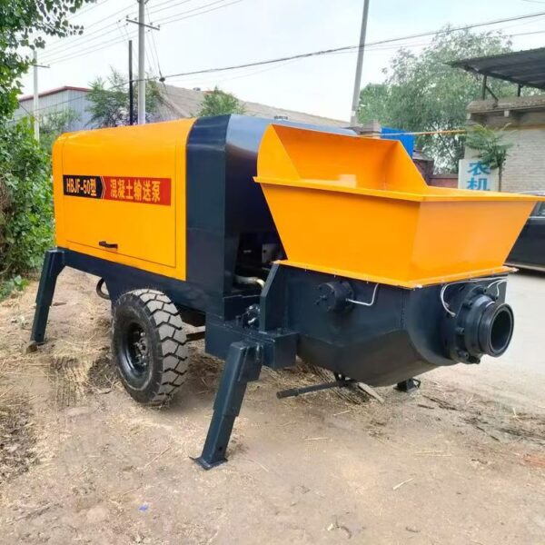 Concrete transfer pump