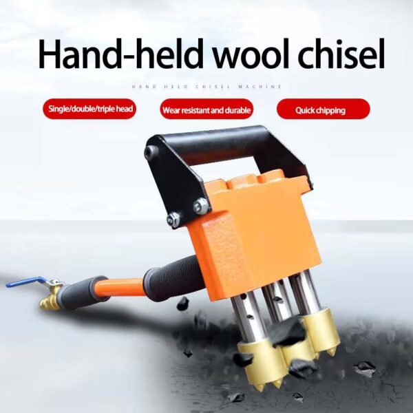 Hand-held wool chisel