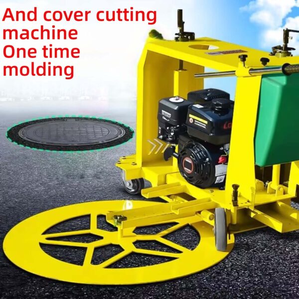 Manhole cover brick cutting machine - Image 2
